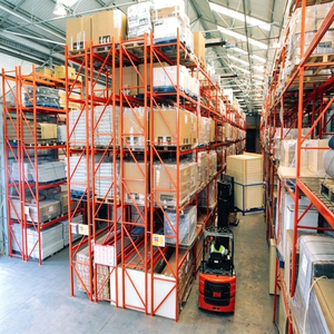 Adjustable Beam Height Multi Gear Position Matching Different Pallet Sizes Double Deep Pallet Racking