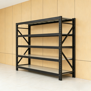 Steel Rack and Stackable Shelving System for Efficient Space Utilization, Providing a Cost-Effective Storage Solution