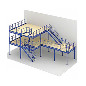 Warehouse Heavy Duty Steel Loft Platform Shelf Storage Attic Rack Pallet Racking
