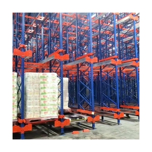 Semi-Automatic Storage Rack Corrosion Protected Shelves Radio Shuttle Pallet Racking System