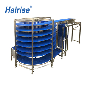 Hairise Automatic Pallet Conveyor Modular Belt Spiral Conveyor System