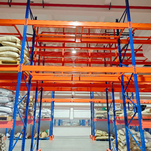 Industrial Heavy-Duty Multi-Level Pallet Racking System with H-Style Backing and Reinforced Beams for Factory Warehouse Storage