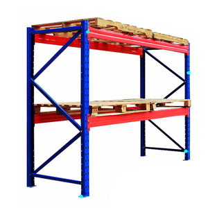 Outdoor Pallet Racking Metal Storage Organizer Rack For Warehouse Store Factory