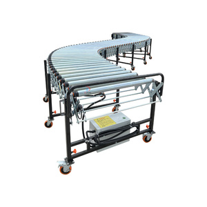 Flexible Powered Roller Conveyor Customized Pallet Handling Conveyor System for Truck Container Loading and Unloading