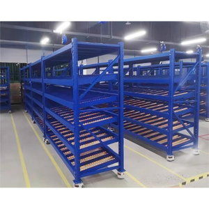 Factory Warehouse Storage Durable Gravity Flow Racking FIFO Adjustable Roller Rack