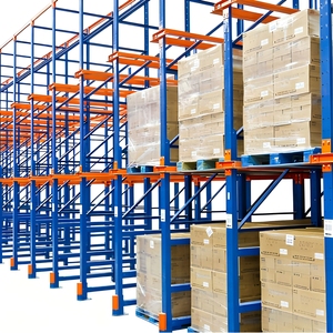 Drive Rack System 5 Ton Capacity 5 Durable Warehouse Pallet Racks for Steel Coil/Chemical Drums Industrial Storage Solution